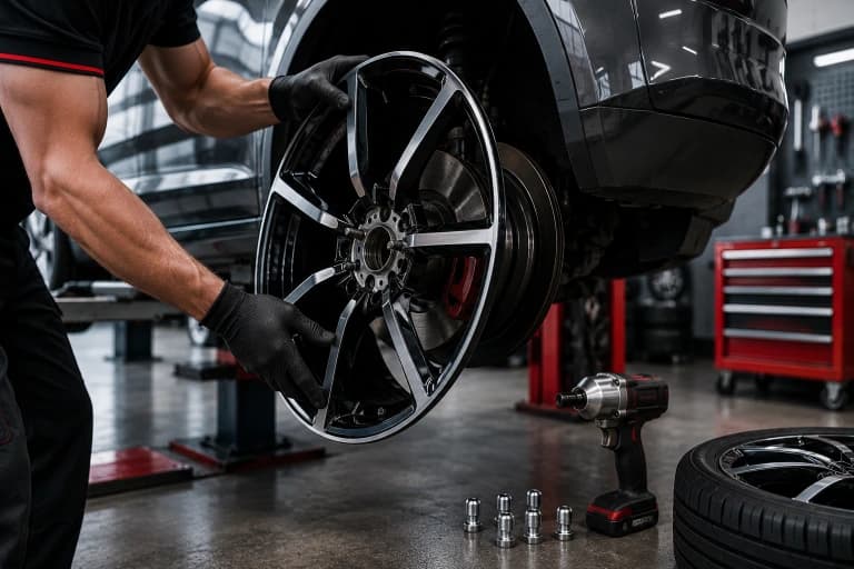 Locking wheel nut removal mobile service Watford